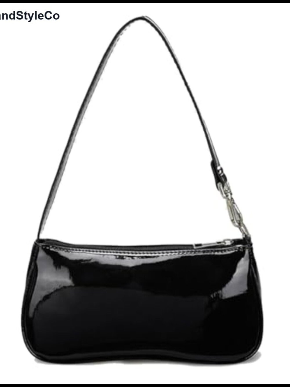 Patent Leather Evening Clutch Purse Mini Shoulder Bag Elegant